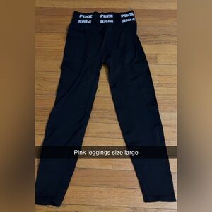 PINK Victoria's Secret Black Leggings